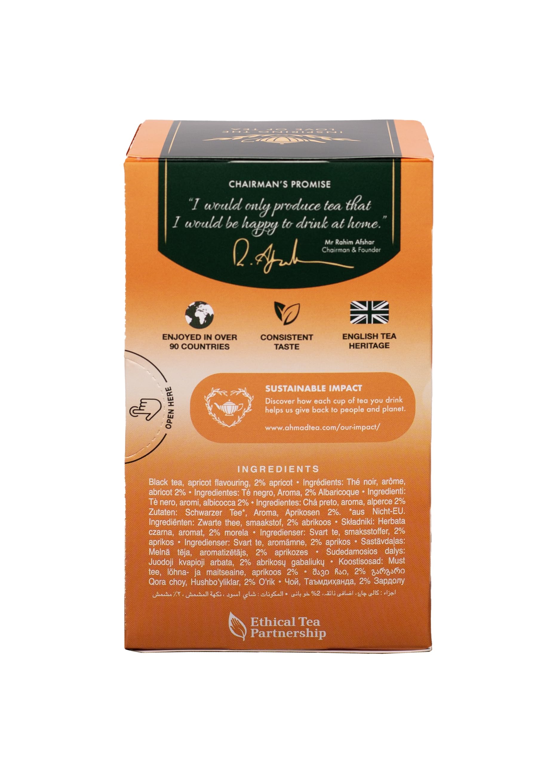 Ahmad Tea Apricot Sunrise , Tea Bags, 20-Count Boxes - Image 7