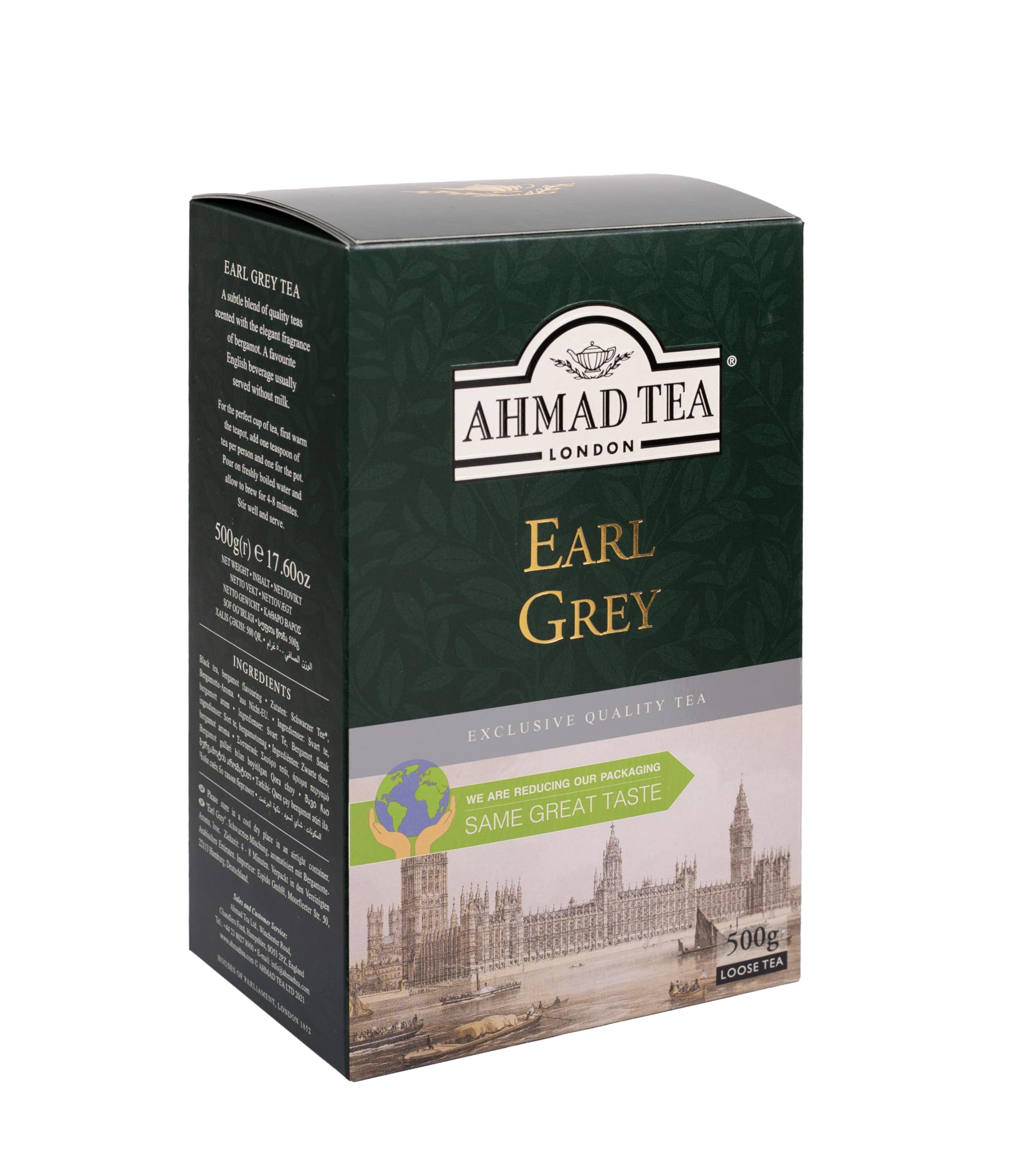 Ahmad Tea Black Tea, Earl Grey Loose Leaf, 500 Gram Box - Image 3