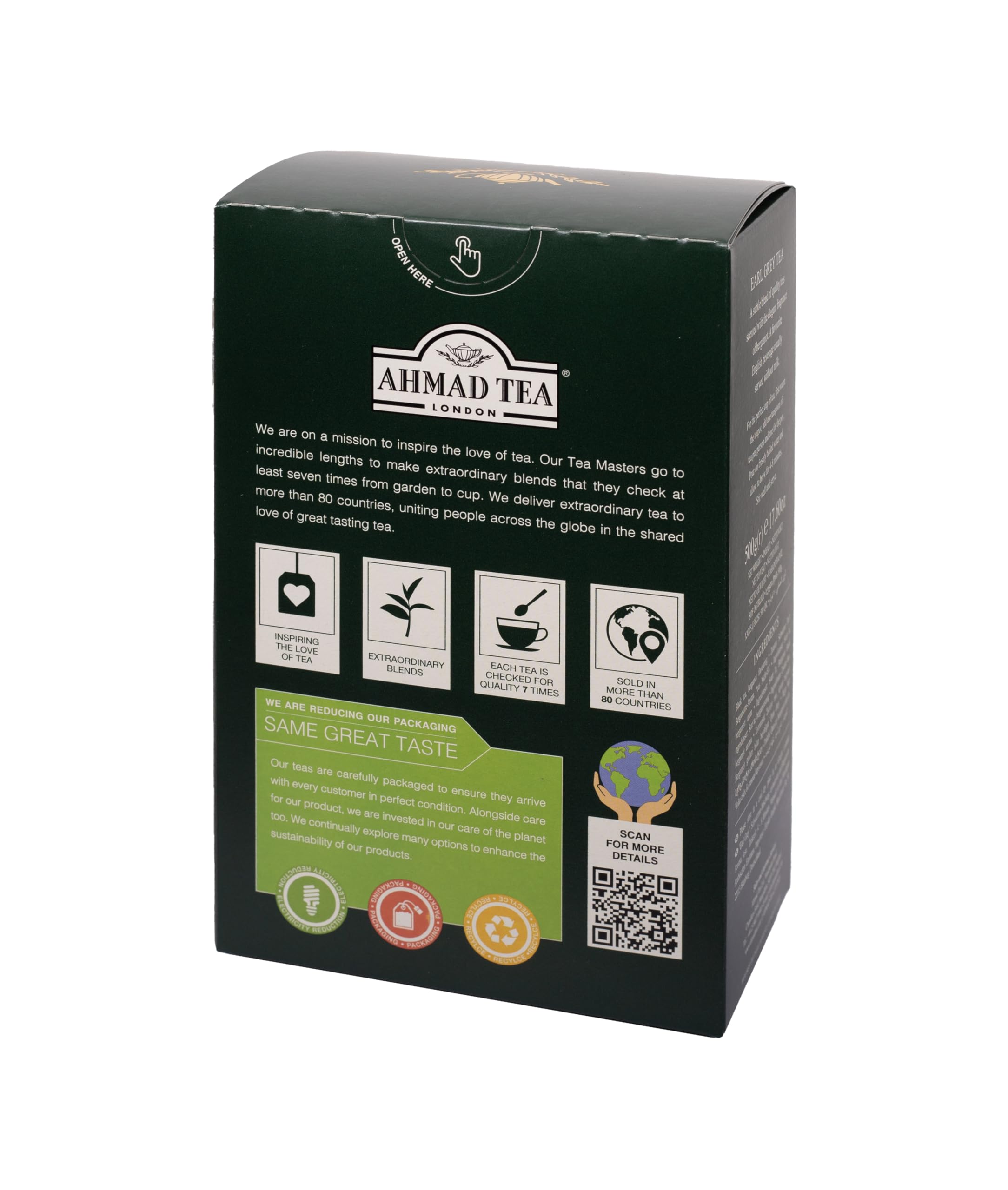 Ahmad Tea Black Tea, Earl Grey Loose Leaf, 500 Gram Box - Image 5