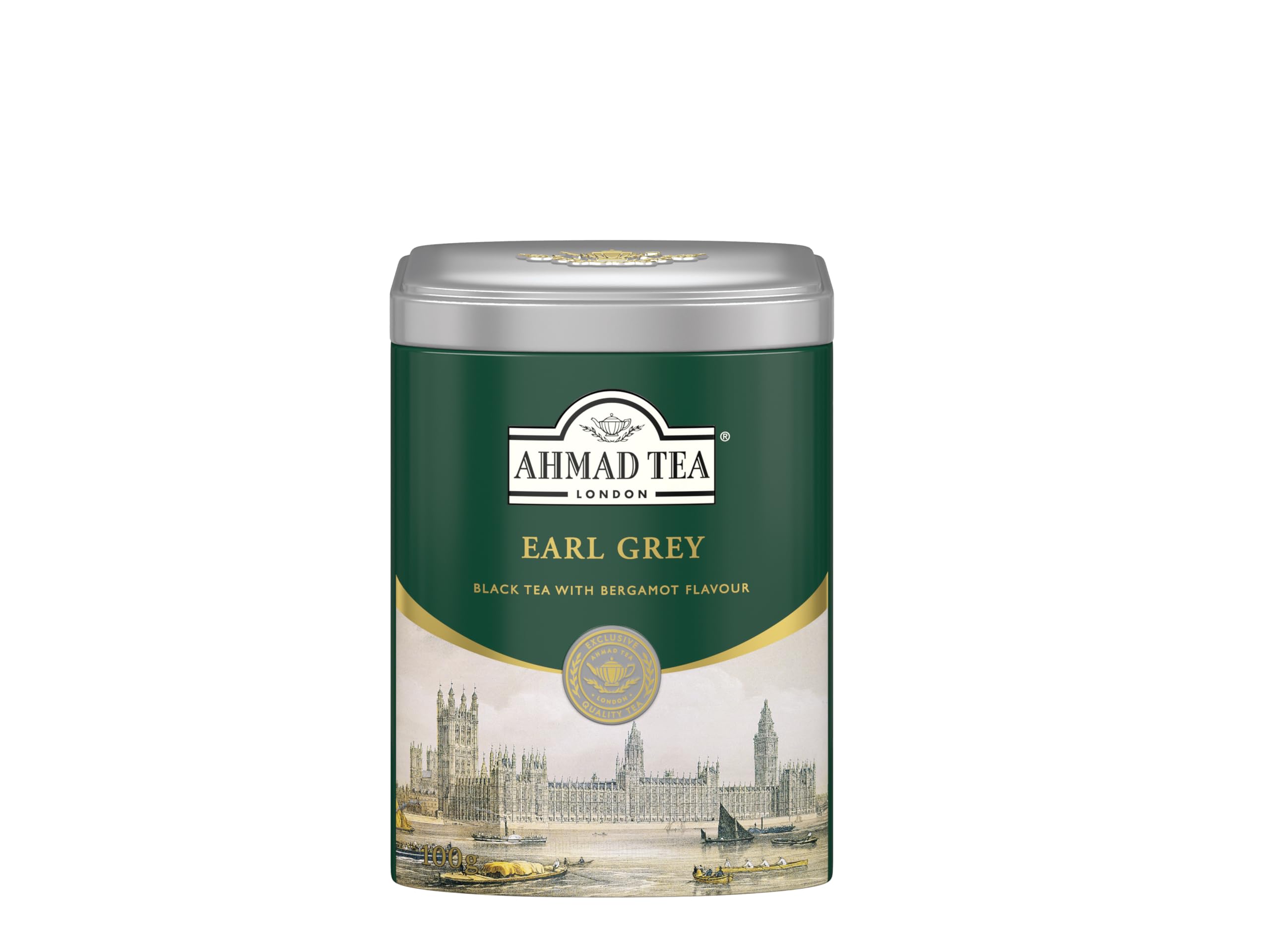 Ahmad Tea Caddy Gift Tin, English Scene, Earl Grey, 100 Gram - Image 5