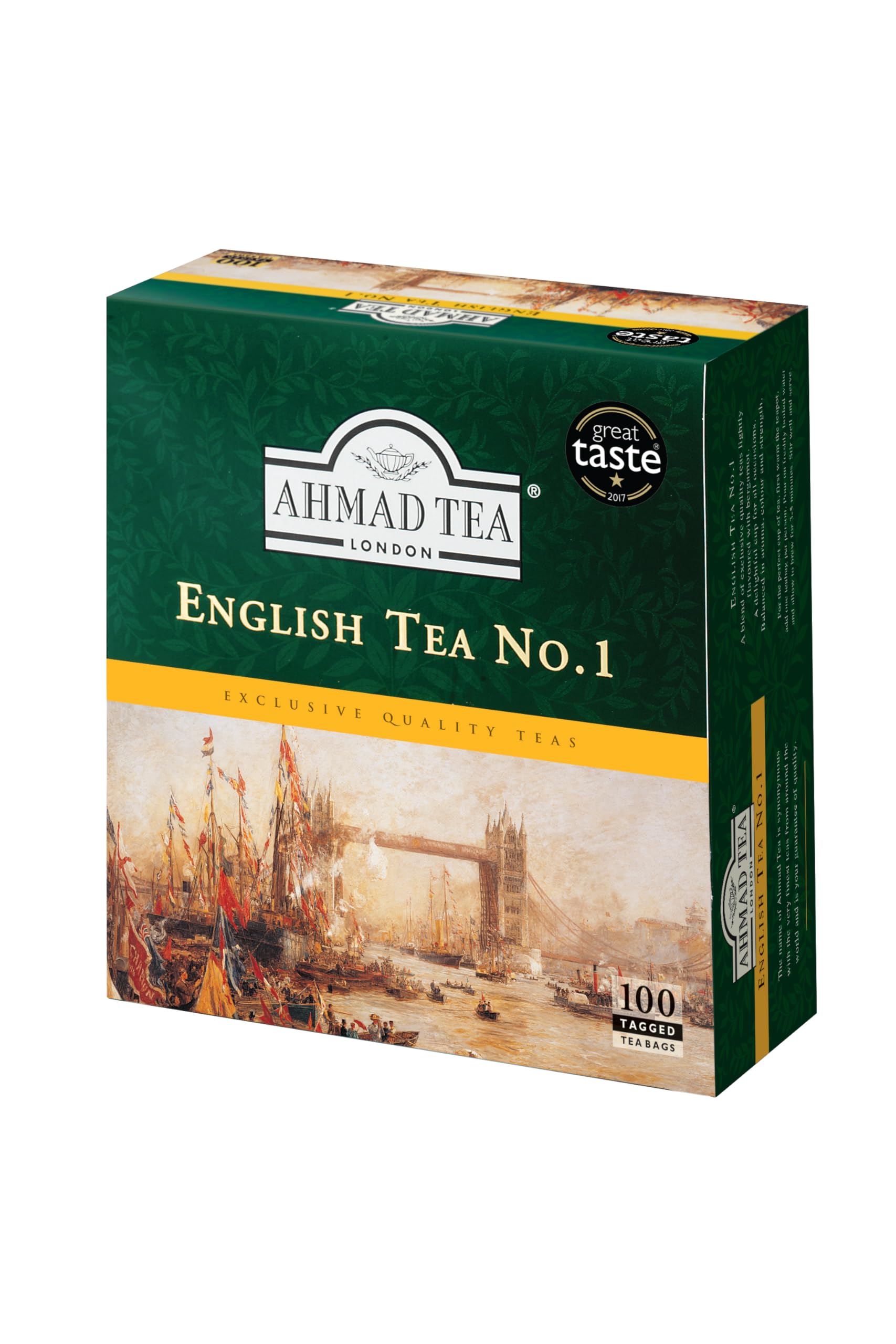 Ahmad Tea English Tea No.1 Tagged Teabags, 100 Count,3922-1 - Image 3
