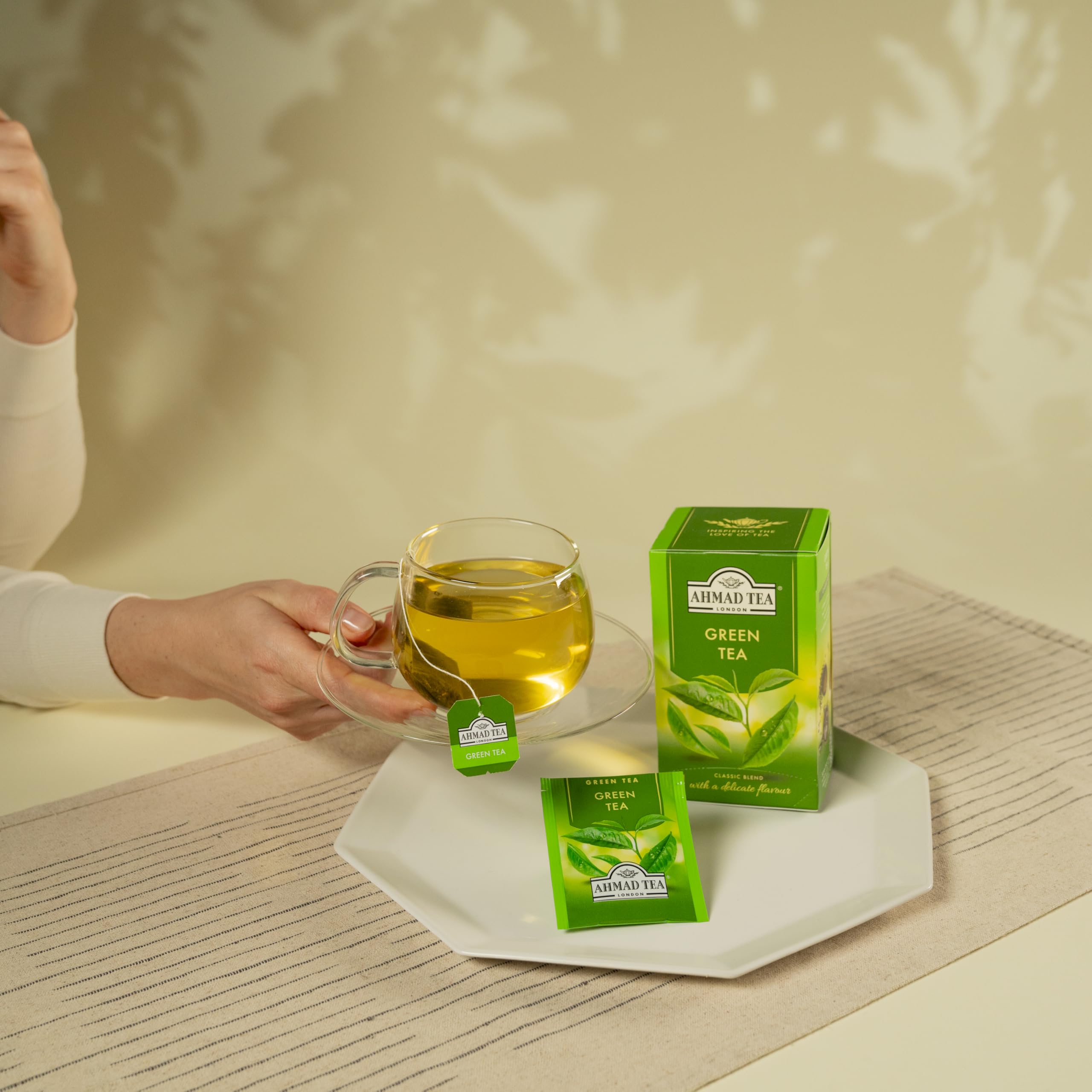 Ahmad Tea Green Tea Pure, 20-Count Boxes (Pack of 6) - Image 5