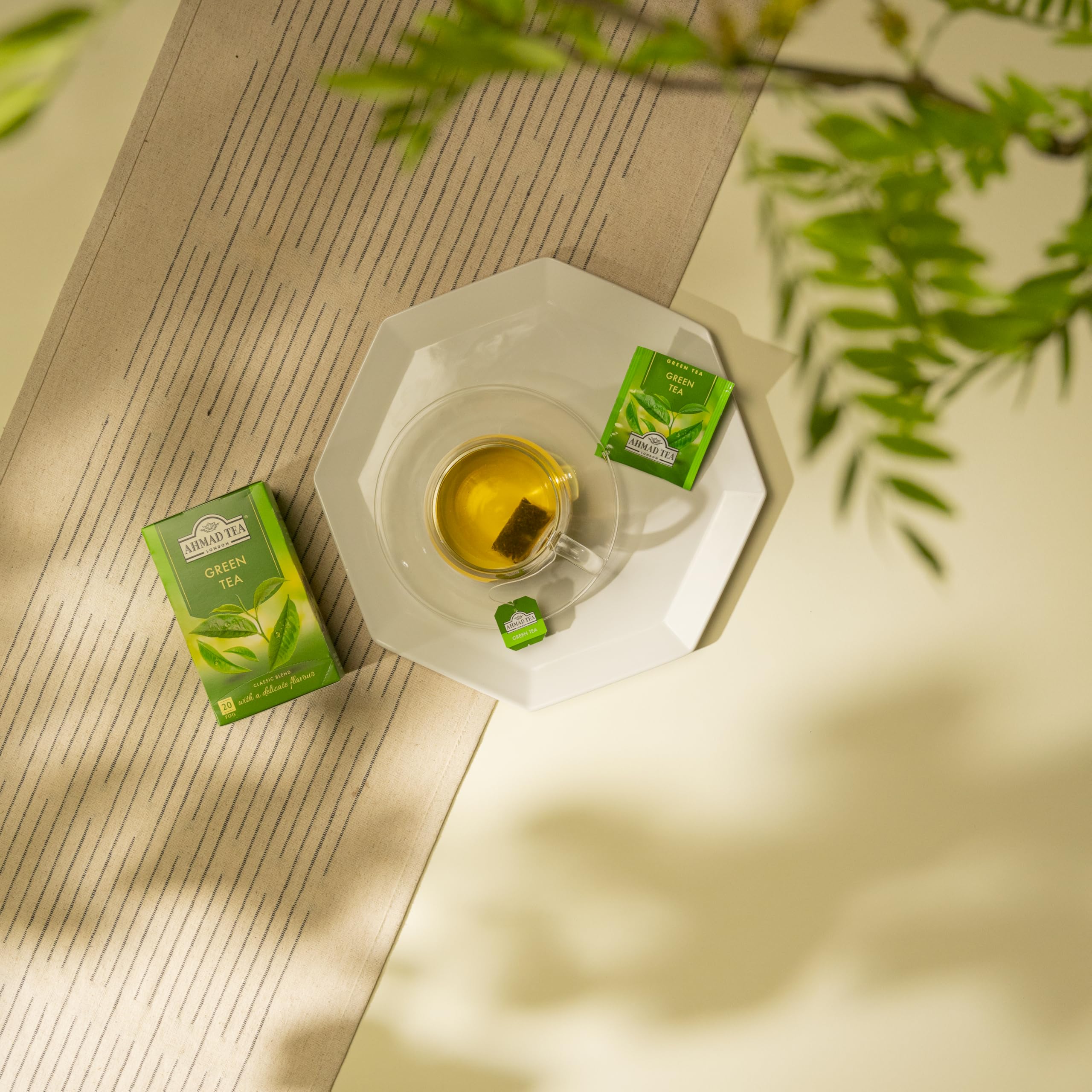 Ahmad Tea Green Tea Pure, 20-Count Boxes (Pack of 6) - Image 6