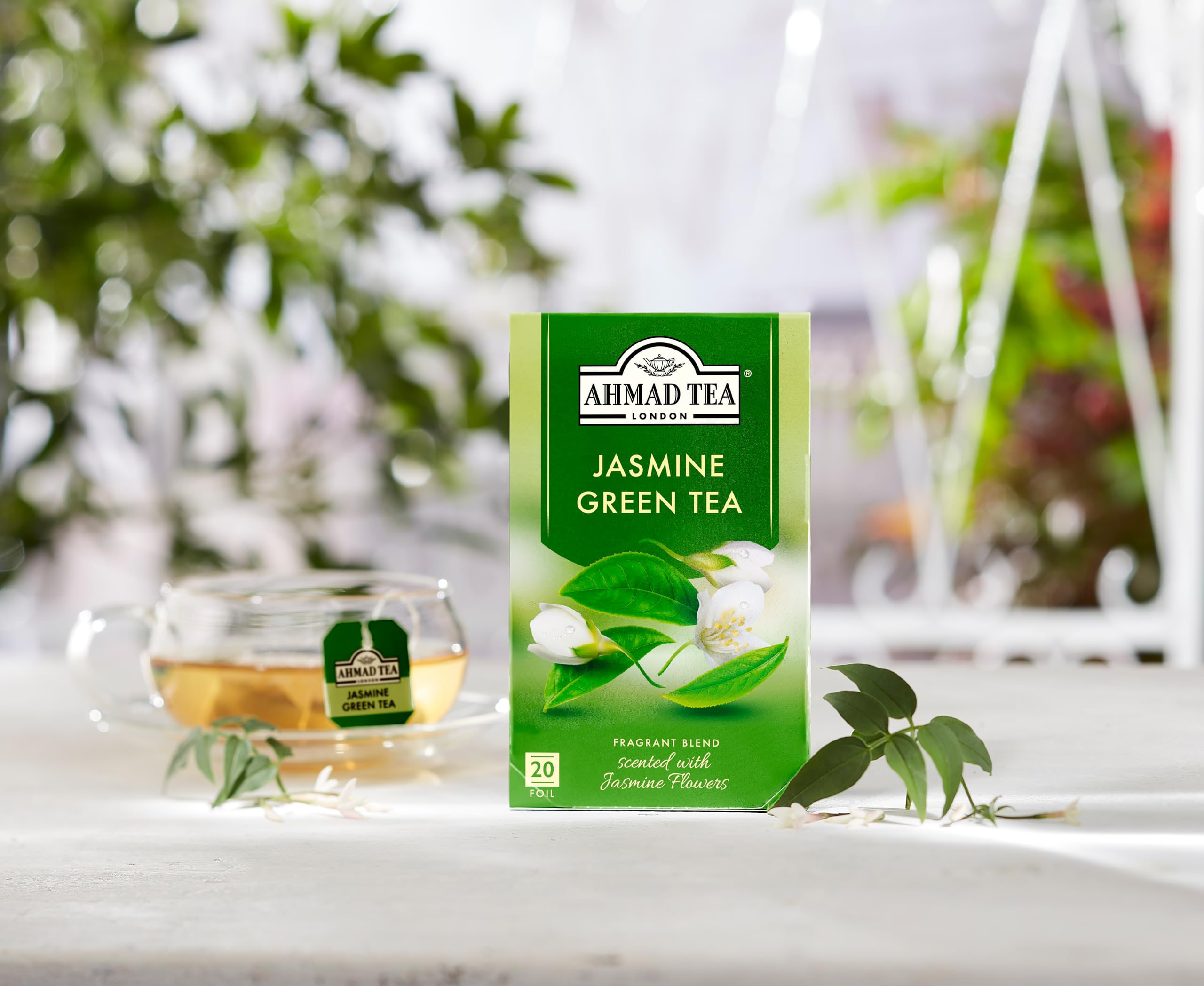 Ahmad Tea Jasmine Romance Green Tea, 20-Count Boxes (Pack of 6) - Image 7