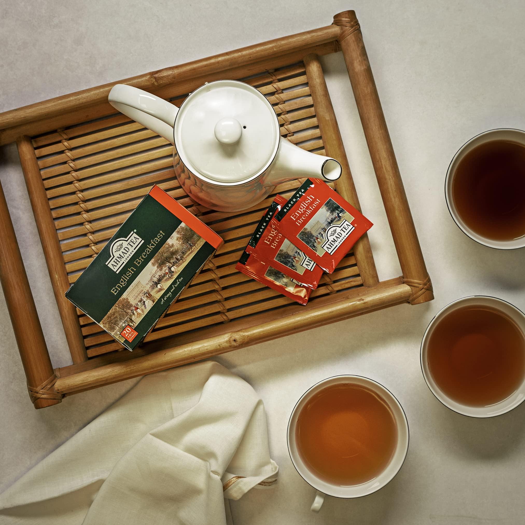 Ahmad Tea London Telephone Box Caddy Gift Tin, 20 Teabag, English Breakfast - Image 9