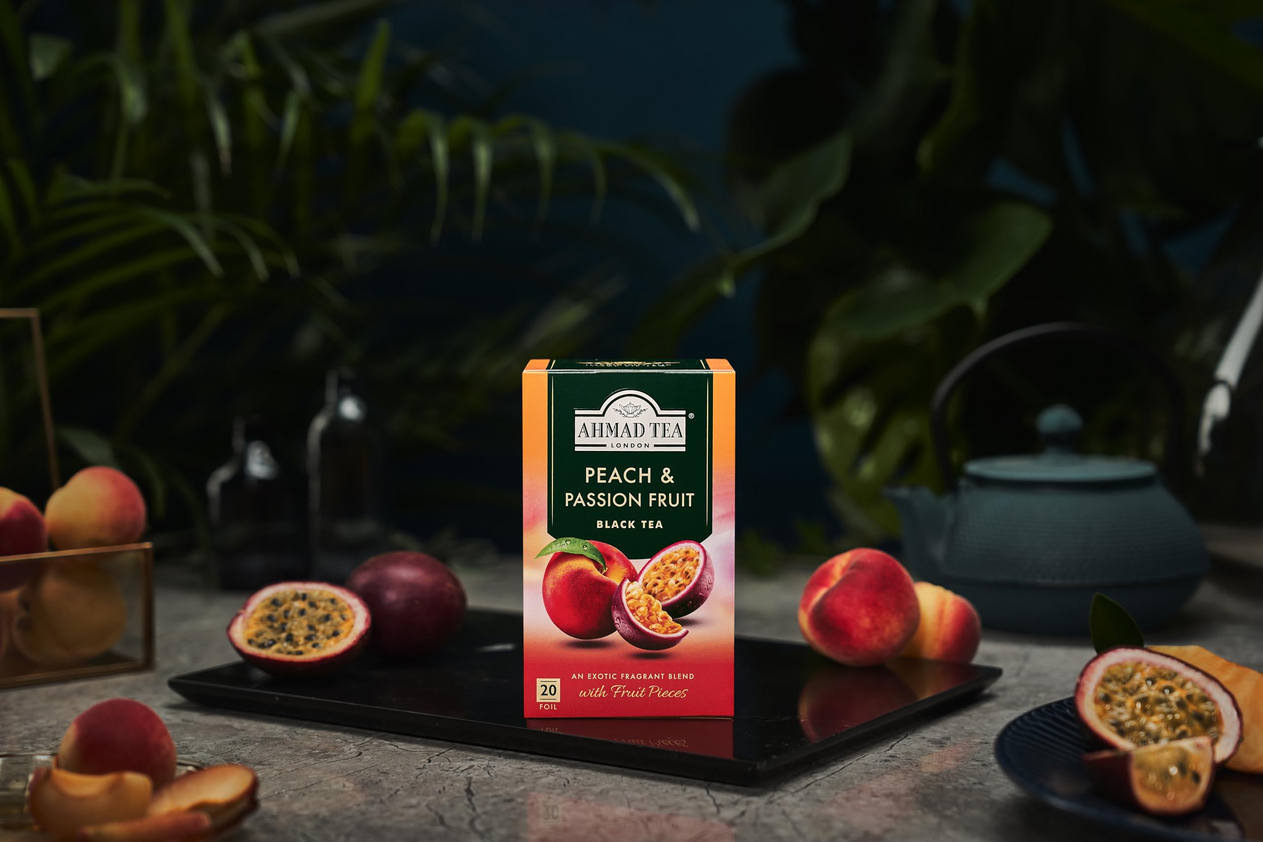 Ahmad Tea of London Peach & Passion Fruit Tea Bags 20s Box - Image 6