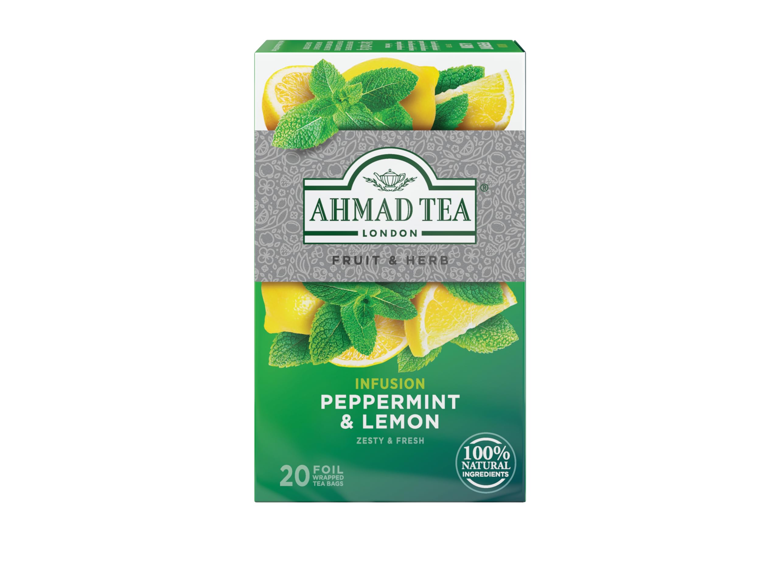 Ahmad Tea - Peppermint & Lemon Tea 20 Bags - 30g - Image 5