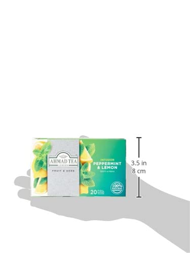 Ahmad Tea - Peppermint & Lemon Tea 20 Bags - 30g - Image 11