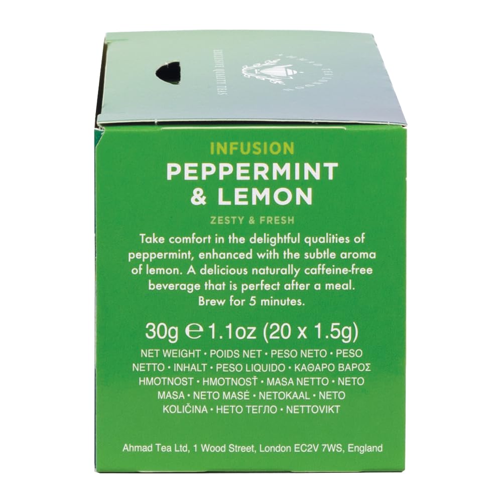 Ahmad Tea - Peppermint & Lemon Tea 20 Bags - 30g - Image 12