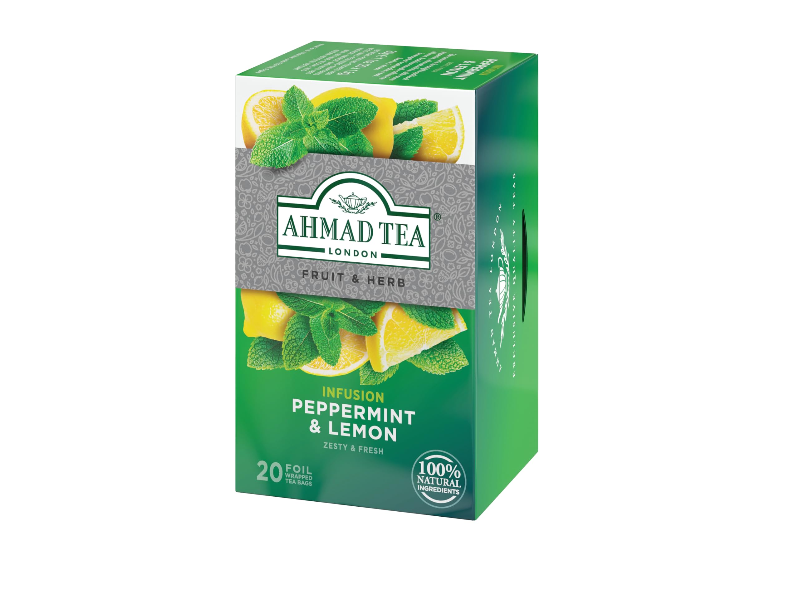 Ahmad Tea - Peppermint & Lemon Tea 20 Bags - 30g - Image 6