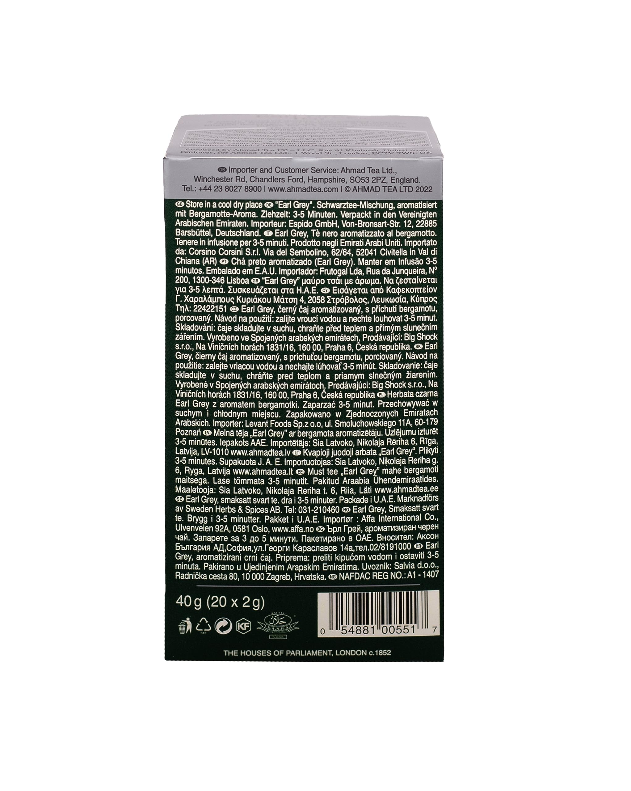 AHMAD TEA Tea Earl Grey, 20 CT - Image 4